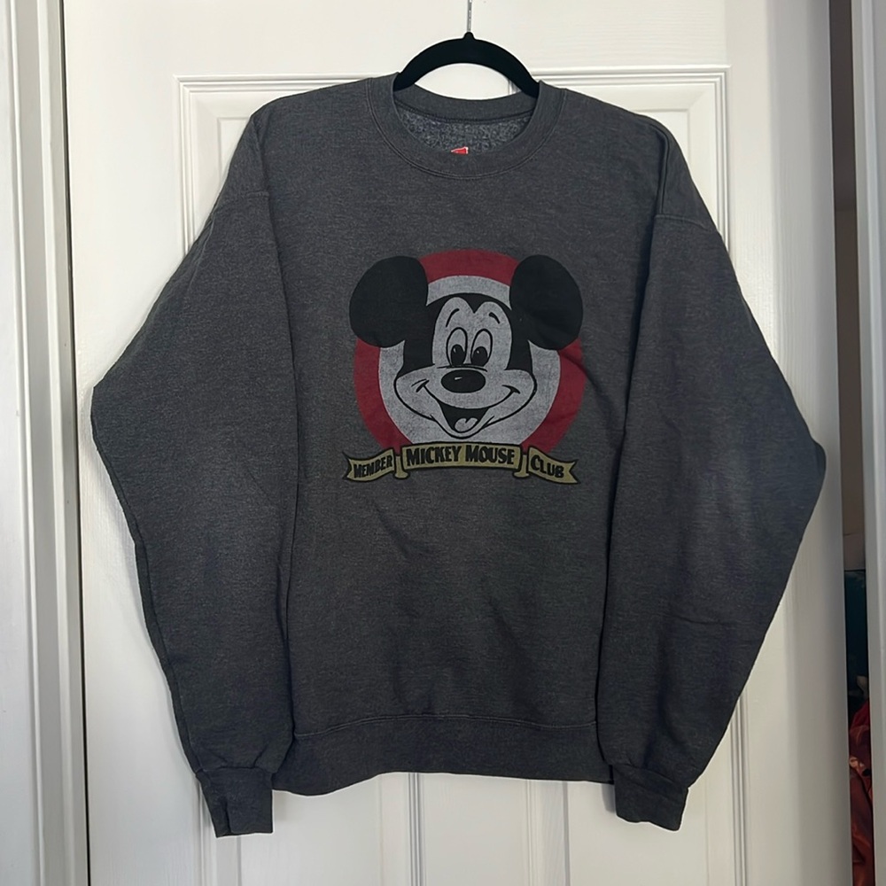 Disney Parks Mickey Mouse Club Crewneck Sweatshirtrt